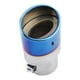 thumbnail image 5 of Tubo De Escape Recto De Coche Universal De Acero Inoxidable Azul Cromado Silenciador Trasero Punta Garganta Trasera Eigraketly VI003227-00, 5 of 7