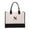 Beige N, variant on Gym Bag, Travel Duffle Bag, Canvas Bag with Adjustable Zipper Strap for Initial and Makeup Bags, Women's Birthday Gift