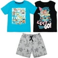 thumbnail image 4 of Disney Pixar Toy Story Woody Buzz Lightyear Slinky Dog Toddler Boys T-Shirt Tank Top and French Terry Shorts 3 Piece Outfit Set Toddler to Big Kid, 4 of 5
