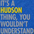 thumbnail image 2 of CafePress - Its A Hudson Thing - Cute Infant Baby Football Bodysuit, 2 of 3
