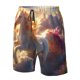thumbnail image 4 of Balery Rainbow Cloud White Horse Traje de Baño Estilo Hawaiano para Hombre, Shorts de Secado Rápido con Bolsillos-X-Large, 4 of 6
