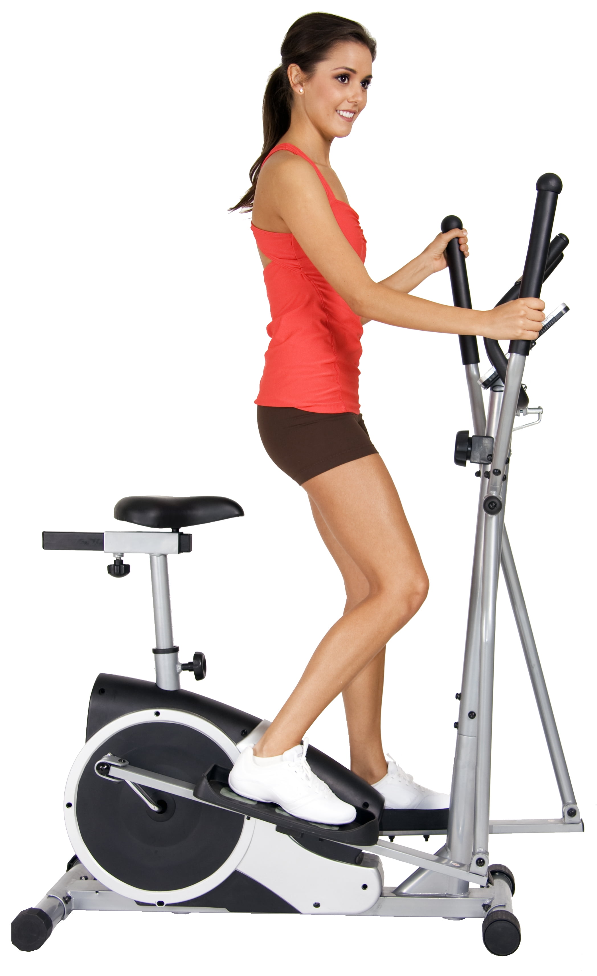 Body Champ BRM2720 Cardio Dual Trainer, 12.5" Stride, Heart Rate, Max