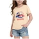 thumbnail image 2 of Odeerbi Chicos Niñas 4 de Julio Camiseta Manga Corta Bandera Americana Camiseta Gráfica, 2 of 6