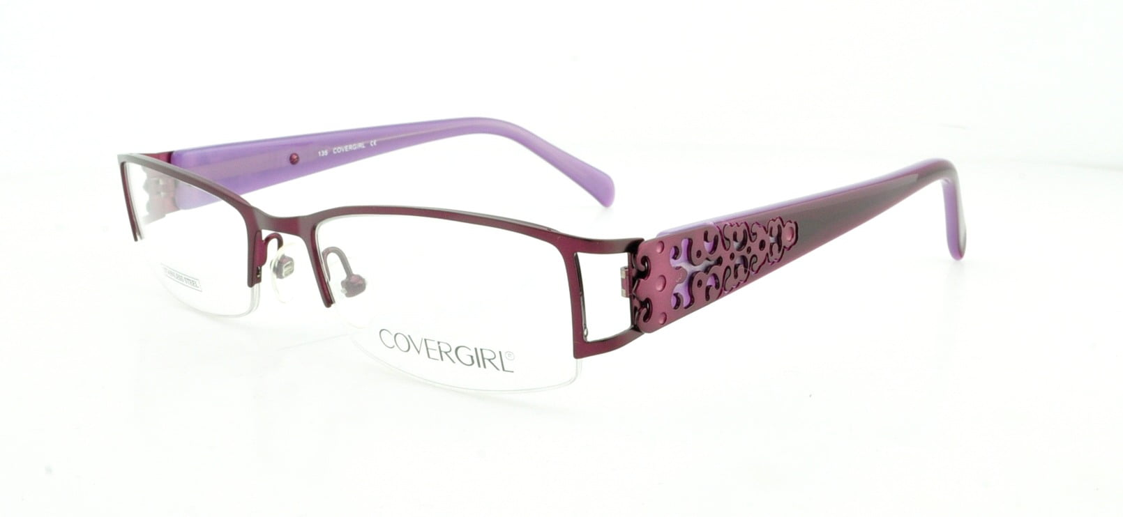 COVER GIRL Eyeglasses CG 0394 081 Shiny Violet 51MM