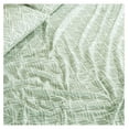 thumbnail image 5 of Medina 4-Piece Tranquil Leaf Bed Sheet Set - Soft Green White Leaves Printed Microfiber 14-Inches Deep Pocket Sheets & Pillowcases Set, Queen, 5 of 9
