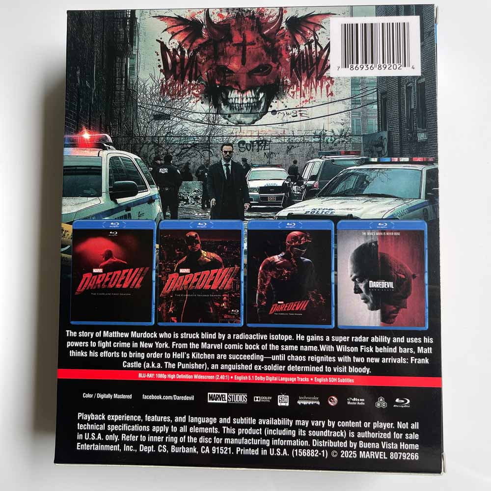 Daredevil: The Complete Series Season 1-3 and Born Again Season 1
