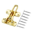 thumbnail image 1 of Cerradura de puerta con barra oscilante, cerradura de puerta de seguridad, herrajes para puertas de alta resistencia, pestillo abatible para Dorado, 1 of 9