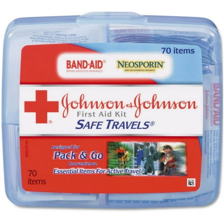First Aid Textbook - 6 Pack - JOHNSON & JOHNSON First Aid Kit Safe Travels 1 Each