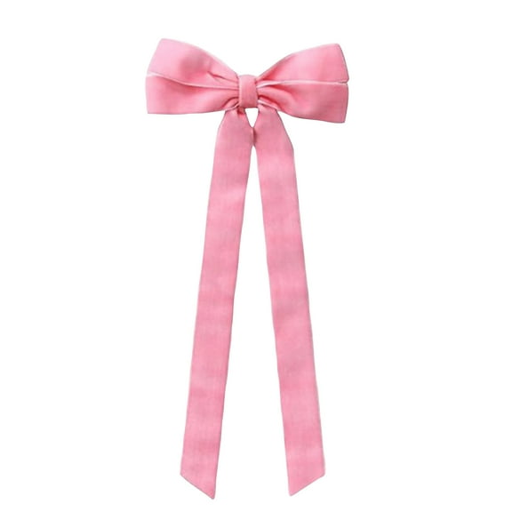 10 Inch Pre-made Red Christmas Tree Bow,Pink Velvet Ribbon Bow, Christmas Tree Decoration Bow, Pre-made Bow, Souvenir Gift Bow