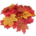 thumbnail image 4 of 200Pcs/300Pcs/400Pcs/500Pcs/1000Pcs Artificial Maple Leaves Fall Silk Leaves Natural Autumn Decorations Random Color, 4 of 7