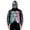 #07-Black, variant on Men's Halloween Skeleton Full Zip Hoodie Bone Print Drawstring Sweatshirt Party Top
