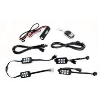 Race Sport RS04RGB - ColorADAPT 4-Piece Light 6SMD POD RGB Multi-Color Accent Kit with remote control Fits select: 1995-2018 FORD F150, 1999-2017 CHEVROLET SILVERADO