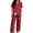Wine, variant on TGPMGRZ Women's Christmas Pajamas Set Long Sleeve Comfort Fit Matching Set