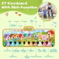 thumbnail image 6 of Animal Farm Piano Playmat with Multiple Game Modes, Farm Sounds & Interactive Learning, 6 of 6