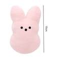 thumbnail image 2 of Conejito de Pascua suave lindo conejo de Pascua rosa rojo púrpura para decoración de sofá de escritorio JShteea El nuevo, 2 of 6
