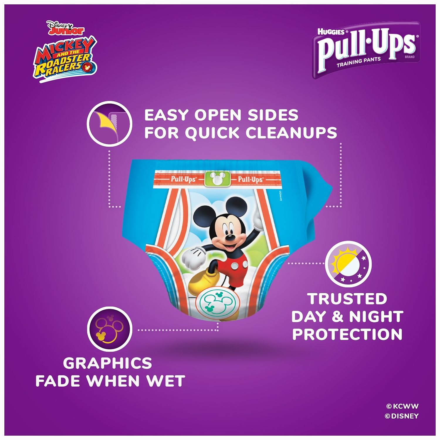 Pull-Ups Learning Designs Potty Training Pants for Boys, 4T-5T ( lb.), 18 Ct. (Packaging May Vary) - image 9 of 10