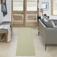 thumbnail image 2 of Nourison Courtyard 10' Runner Ivory Green Fabric Modern Area Rug (10' Runner), 2 of 9
