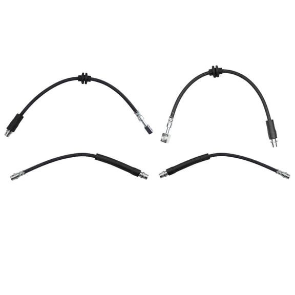 TRQ Brake Hose Set Fits 2015-2018 Chevrolet Trax