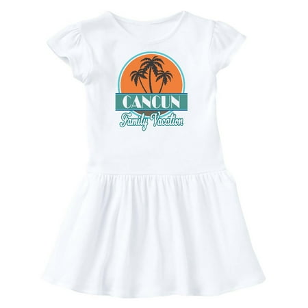 

Inktastic Cancun Family Vacation Matching Gift Toddler Girl Dress
