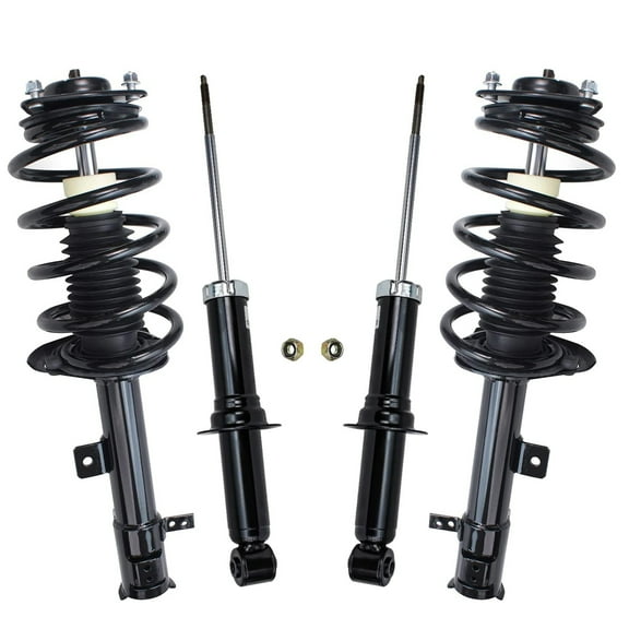 Detroit Axle - Front Strut Assembly Rear Shock Absorbers Replacement for 2007-2012 Dodge Caliber
