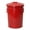 Red, variant on Plexon 2 Gallon Small Metal Trash Can with Lid Bathroom Garbage Can with Lid Bathroom Trash Can for Bedroom Office Kitchen Indoor Waste Basket, Round Powder Coated Red Bucket