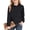 8# Black, variant on Huankd Girls' Polo Shirts Long Sleeve School Uniform Soft Classic Collar Top Dark Blue 4-5Y
