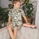 thumbnail image 4 of Balery Hawaiian Style Conjunto de Pijama Infantil de Manga Corta con Estampado – Ropa de Dormir de Algodón Suave-4X-Large, 4 of 6