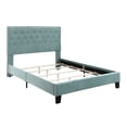 thumbnail image 4 of Artum Hill Piper Light Blue Cal King Upholstered Bed with a Tufted and Padded Headboard, 4 of 6