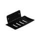 thumbnail image 5 of Jabonera reutilizable resistente al óxido, soporte para esponja, escurridor para fregadero, bañera, vasos, fregadero, cocina Negro, 5 of 8