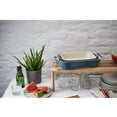 thumbnail image 3 of Staub Ceramic 2-pc Rectangular Baking Dish Set - Rustic Turquoise, 3 of 6