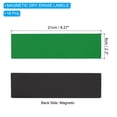 thumbnail image 2 of Magnetic Name Tag 8.27x2.3 Inch, Dry Erase Magnet Labels Waterproof Reusable Strips, 16 Pcs Green, 2 of 6