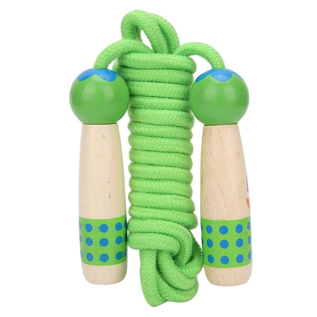 Cuerda para saltar de madera Fitness niños estudiantes cuerdas para saltar juguete al aire libre 3 metros