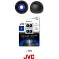 thumbnail image 7 of JVC Spiral Dot Replacement Earpieces, 4 Pieces EP-FX10 (L), size, Black, 7 of 7