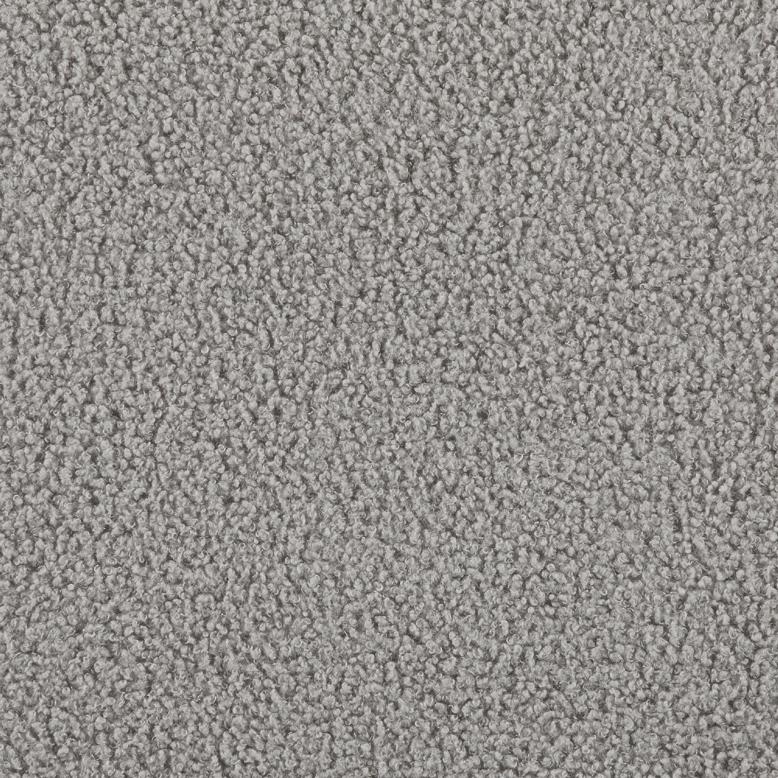 Linon Elta Square Storage Ottoman, Light Gray Sherpa
