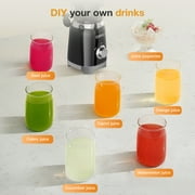 ORFELD Juicer Machine for Fruits and Vegetables, Easy Clean Masticating Cold Press Juicer Maker & Extractor