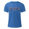thumbnail image 3 of Xdzjlr T-Shirts pour Hommes Col Rond Manches Courtes T-Shirt Papa Fête des Pères Tenue Quotidienne Extensible Toutes Saisons T-Shirts pour Hommes Stylés, TTG, 3 of 3