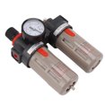 thumbnail image 3 of Water Oil Trap Separator, Strong Filtration G1/4 Aluminum Alloy Compressed Air Filter Regulator  for Replacement, 3 of 7
