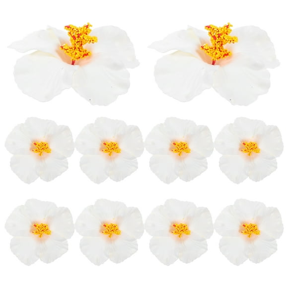 12 PPC Decoración de la fiesta hawaiana Diy Flores artificiales Luau Party Favors Centerajes de graduación hawaianos Decoraciones de flores de verano