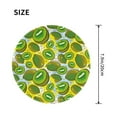 thumbnail image 3 of Disketp Watercolor Kiwi Fruits Summer Small Mouse Pad 7.9x7.9 Inches,Washable Round Mousepad For Office Laptop Computer,Non-Slip Rubber Base Mouse Pads For Wireless Mouse, 3 of 9