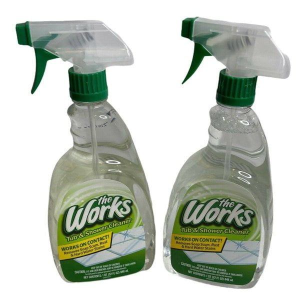 Pack of 2 The Works 32 Oz. Tub & Shower Cleaner 65320WK