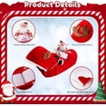 thumbnail image 3 of Chef Santa Claus Dog Costume, Cozy Dog Christmas Outfit, Santa Rider Pet Christmas Costume, Birthday Christmas Gift for Dog Lover Christmas Party, L, 3 of 6