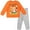 Orange, variant on CoComelon JJ Cody Infant Baby Boys Fleece Pullover Sweatshirt and Pants Set Infant to Toddler