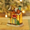 thumbnail image 4 of Ensembles de Villages de Noël - Maisons de Village de Noël Éclairées à LED avec Figurines, Collection de Villages de Noël Décoration de Chambre Intérieure - Bâtiments de Collection, 4 of 11