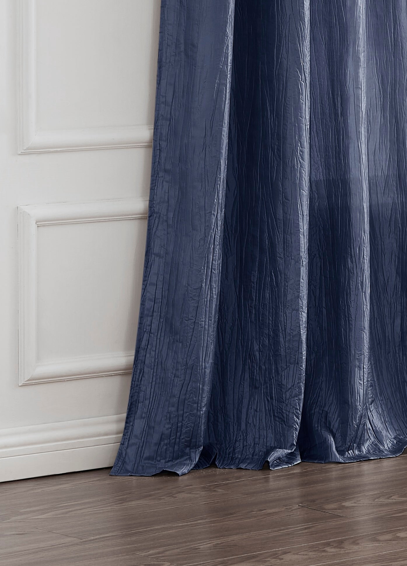 Dainty Home 4-Pack Light Filtering Grommet Curtain Panels, Crushed Taffeta, 54"x84"