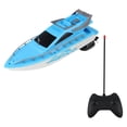 thumbnail image 4 of Lancha rápida con control remoto eléctrico, barco de juguete, piscinas, lagos, juguetes al aire libre, inalámbrico para Azul, 4 of 9