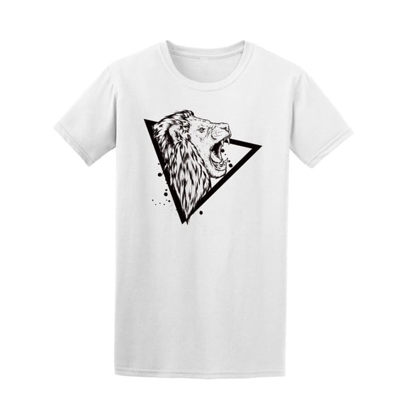 Amazing Grunge Vintage Lion Tee Men's -Image by Shutterstock