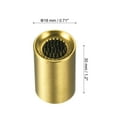 thumbnail image 2 of Uxcell 2 in 1 Snooker Billiard Pool Cue Stick Tip Shaper Care Tool Accessory, Gold Tone, 2 of 5