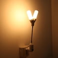thumbnail image 3 of Encendiendo Encendiendo Soporte de bombilla E27 a 2E+27 divisor de lámpara LED en, 3 of 8