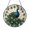 Acrylic 3.5 Inch, variant on Peacock Feather Stained Glass Window Art Panel, Colorful Elegant Nature Decor for Interior Spaces