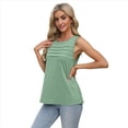 thumbnail image 2 of Blusas Sin Mangas para Mujer, Color Verde Frijol, Talla XXL, 2 of 10